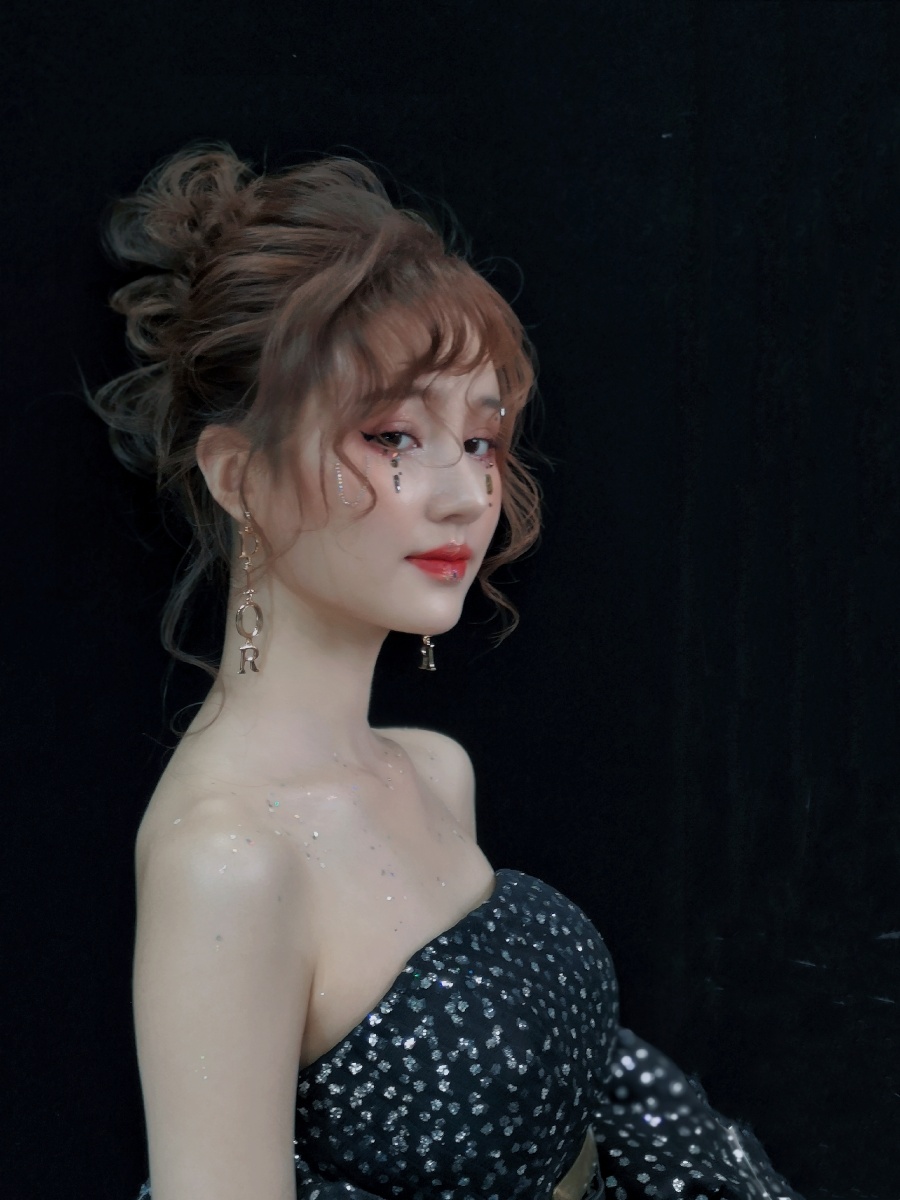 上海国际婚纱展模特美妆美发造型.