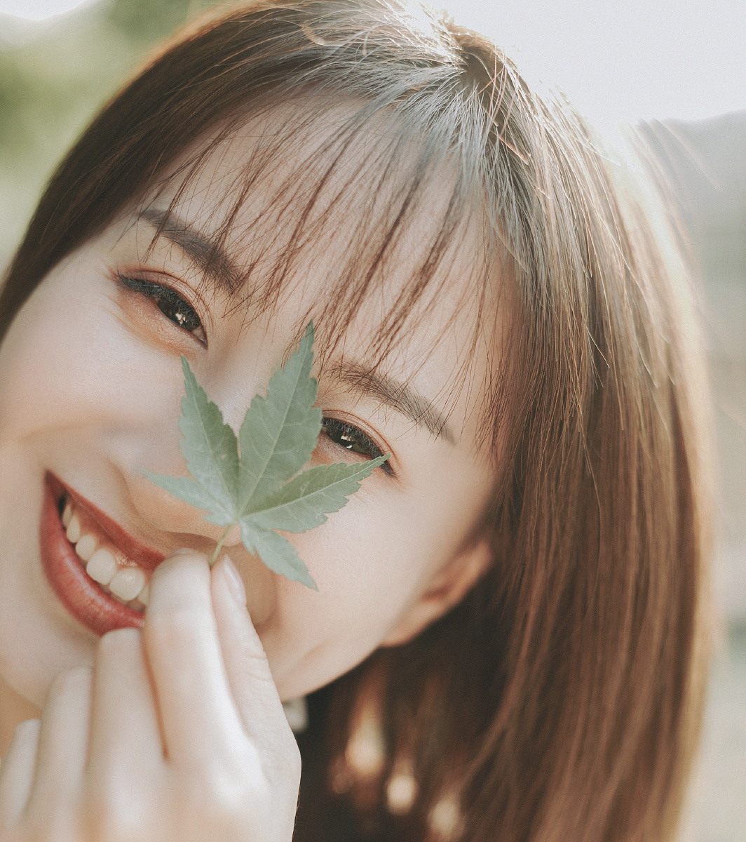 爱笑的女孩运气都不会太差哦