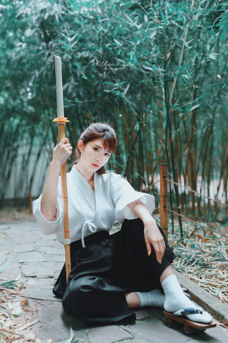 剑道少女model赖宝拍摄后期allan