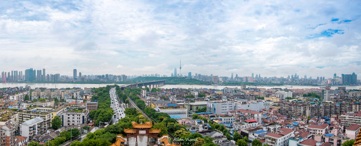 黄鹤楼眺望全景版