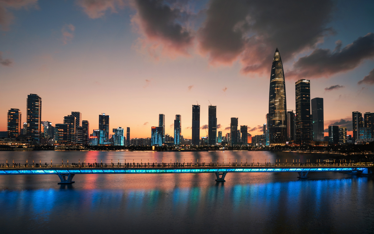 深圳人才公园也是一个欣赏晚霞的好地方纯白1225关注