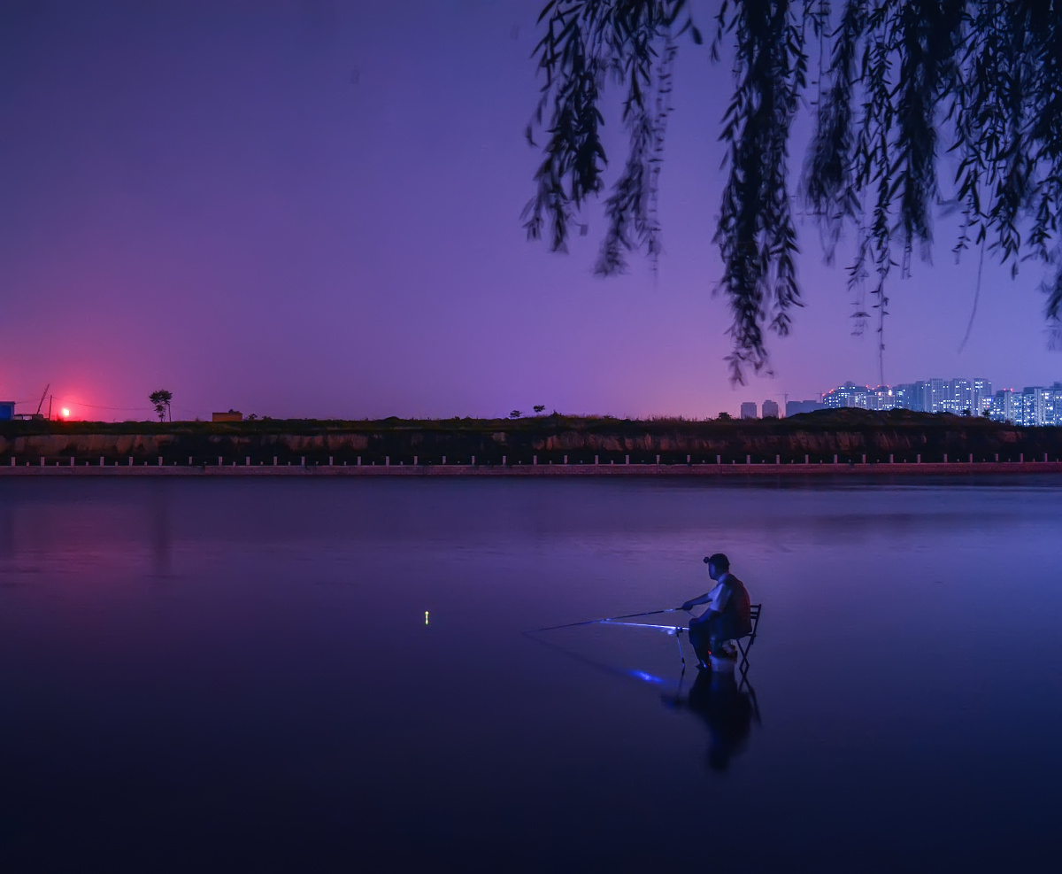 周边美景,醉美夜钓.