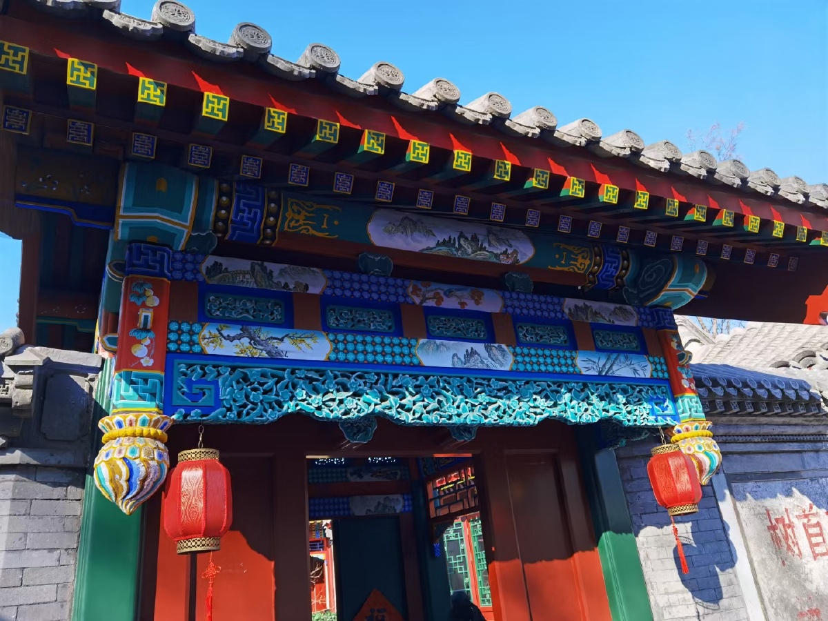 这座垂花门太美了三进的四合院也值得一看