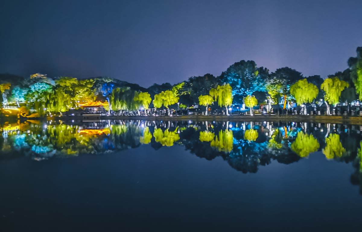 常熟亮山工程映山湖之夜