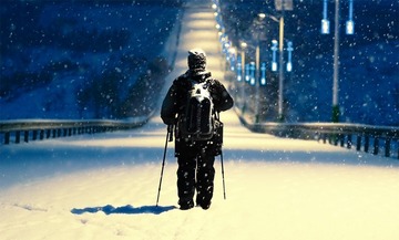 雪中