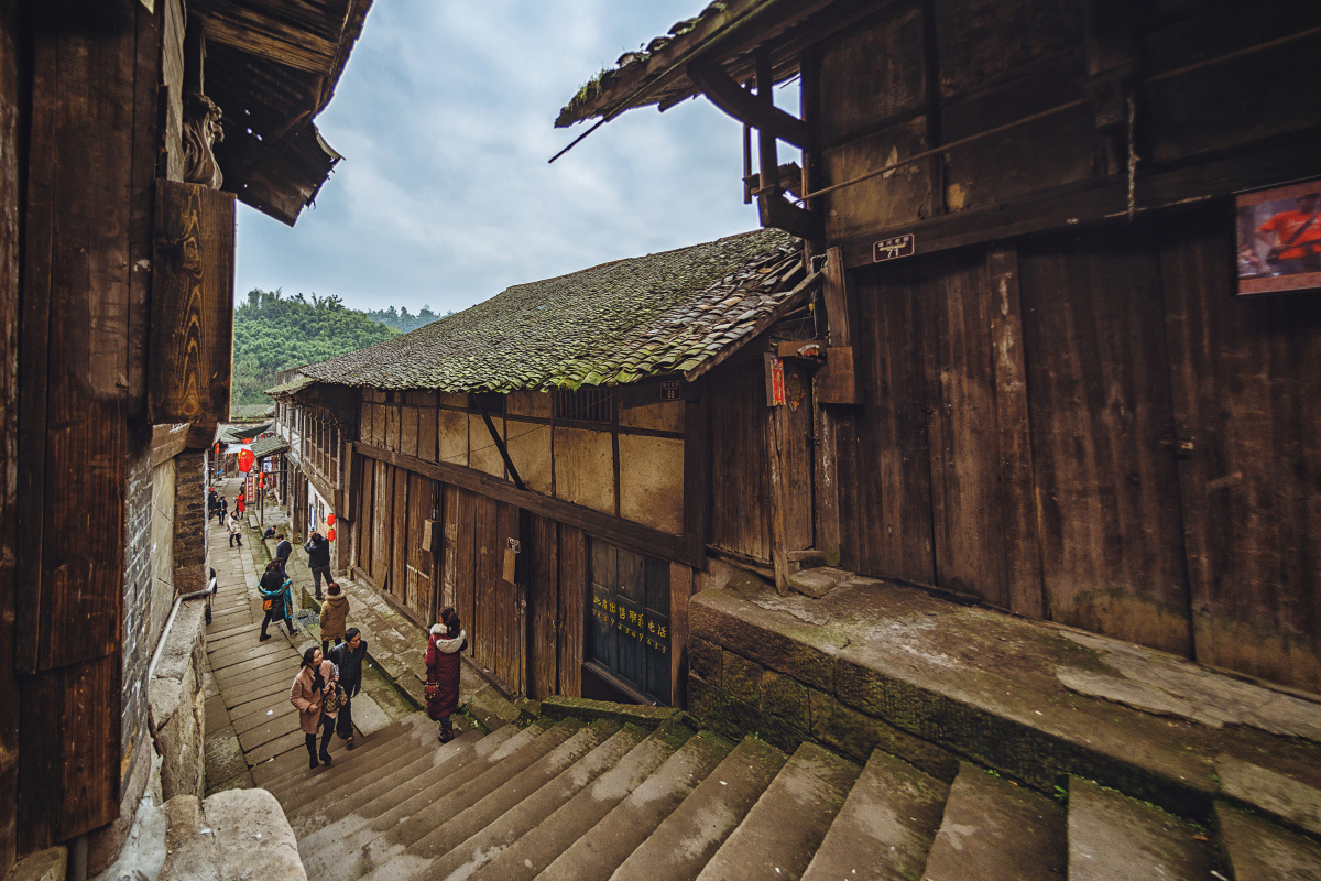 江津塘河古镇古朴苍劲历史名镇