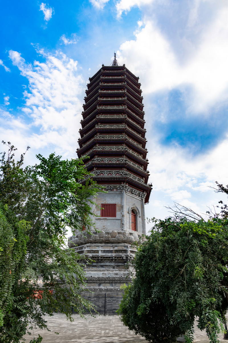 通州塔(燃灯佛舍利塔)及其附近风光 - 老杰子