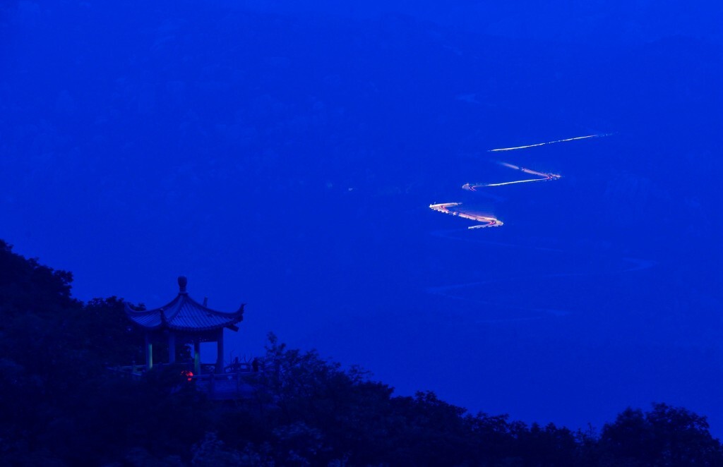 五莲山夜景