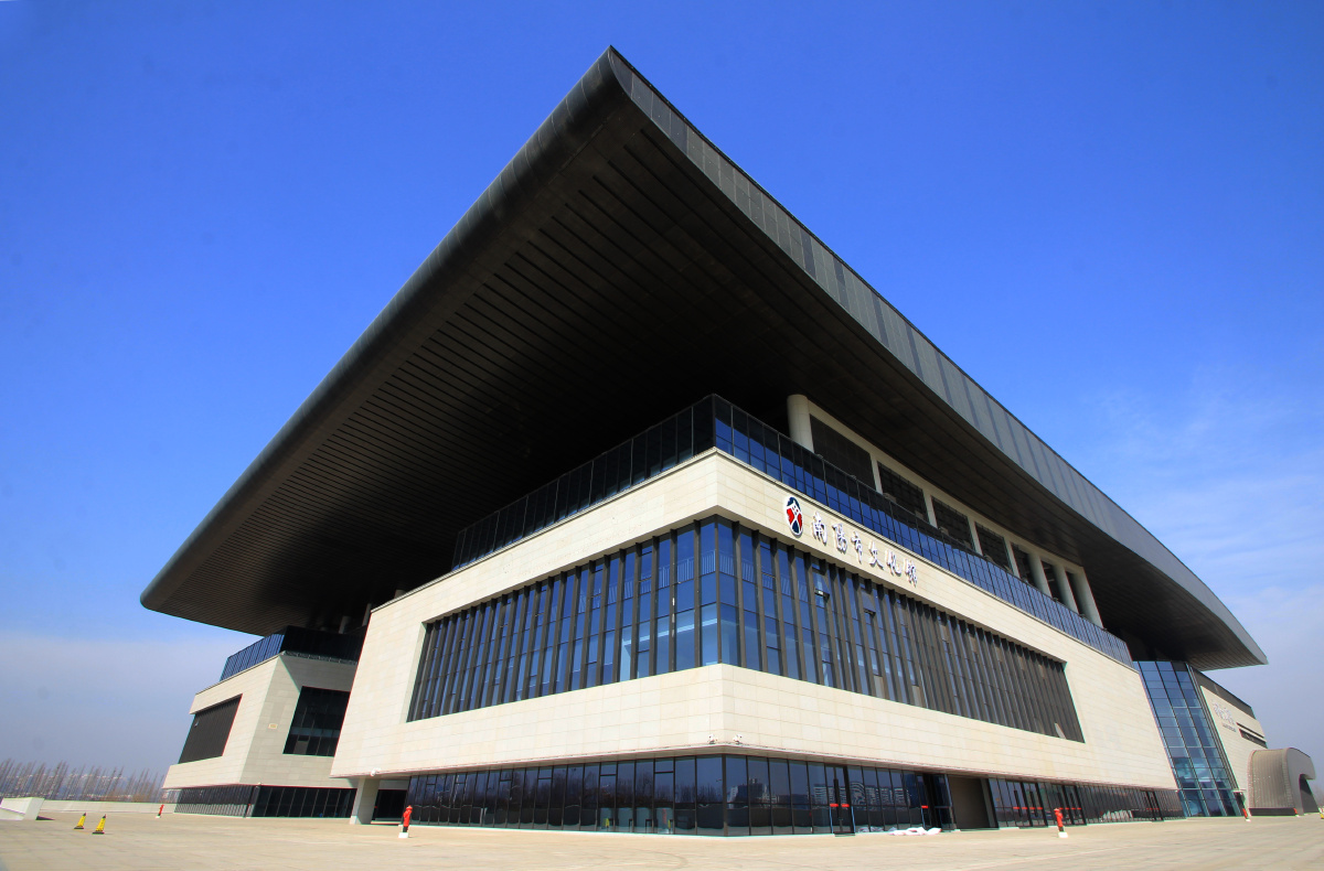 南阳三馆一院博物馆图书馆文化馆和大剧院