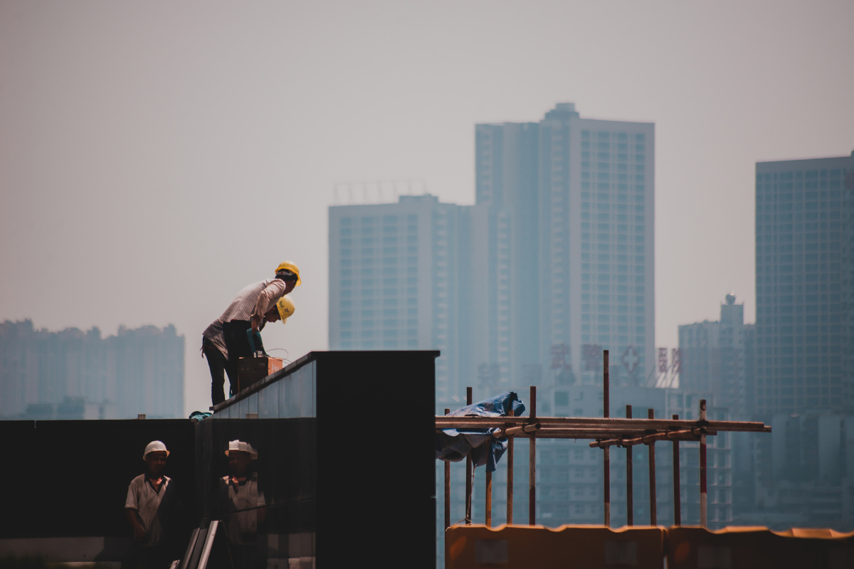 建筑工人 - 飞过窗口d年轻人 - 图虫网 - 优质摄影师交流社区