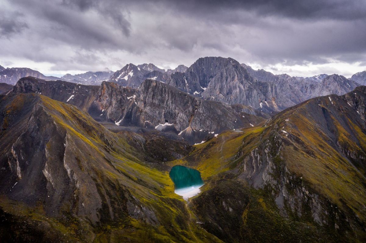 沙鲁里山脉航拍
