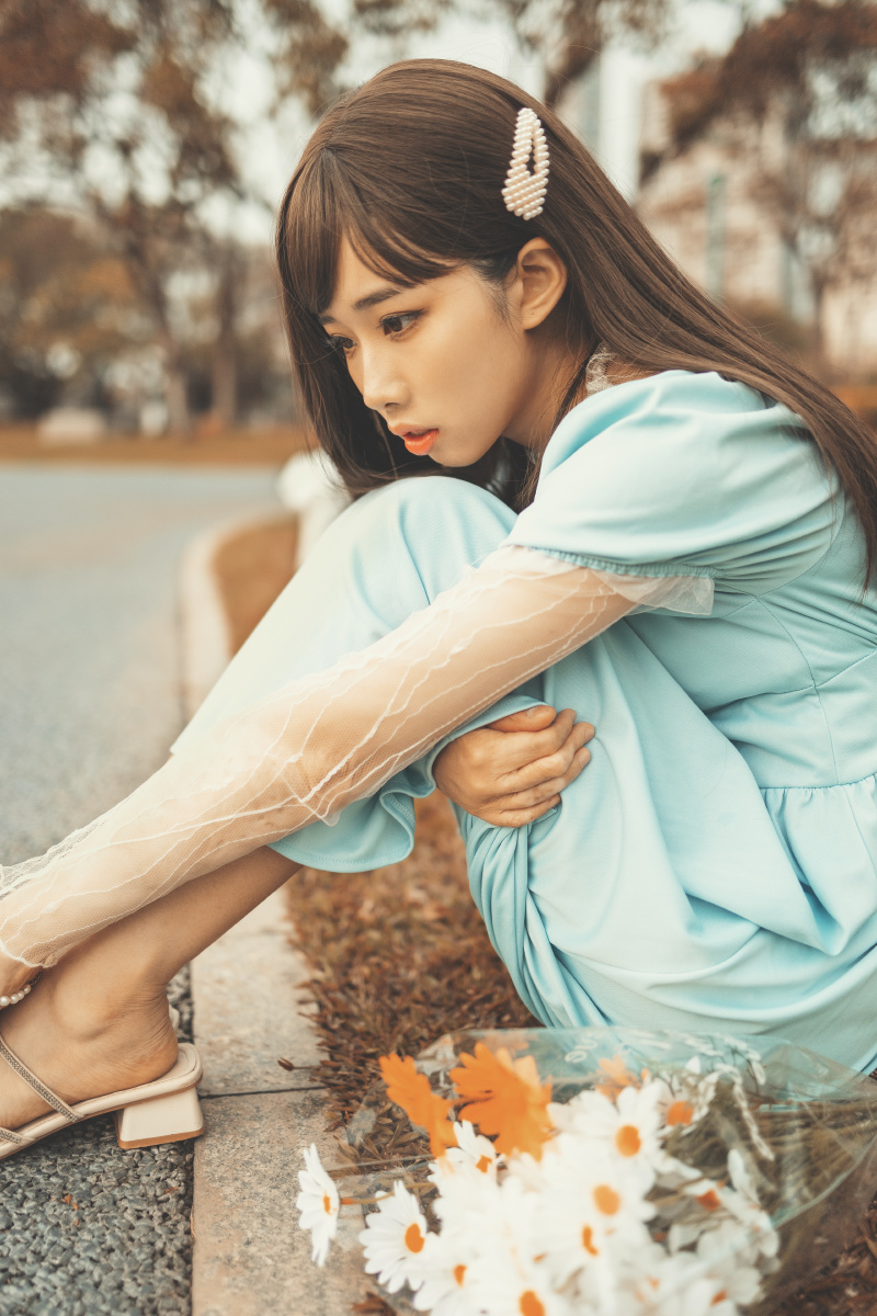 复古暖色调人像