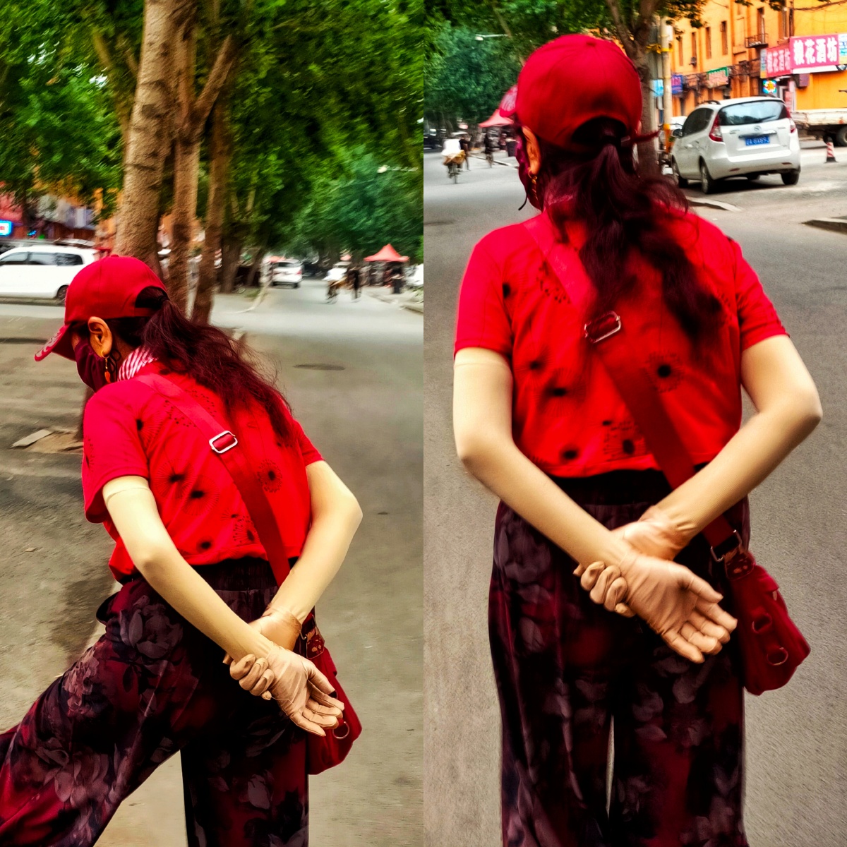 寻找失落的彩色-红系列,讲不出感觉的背手 - 记忆方式