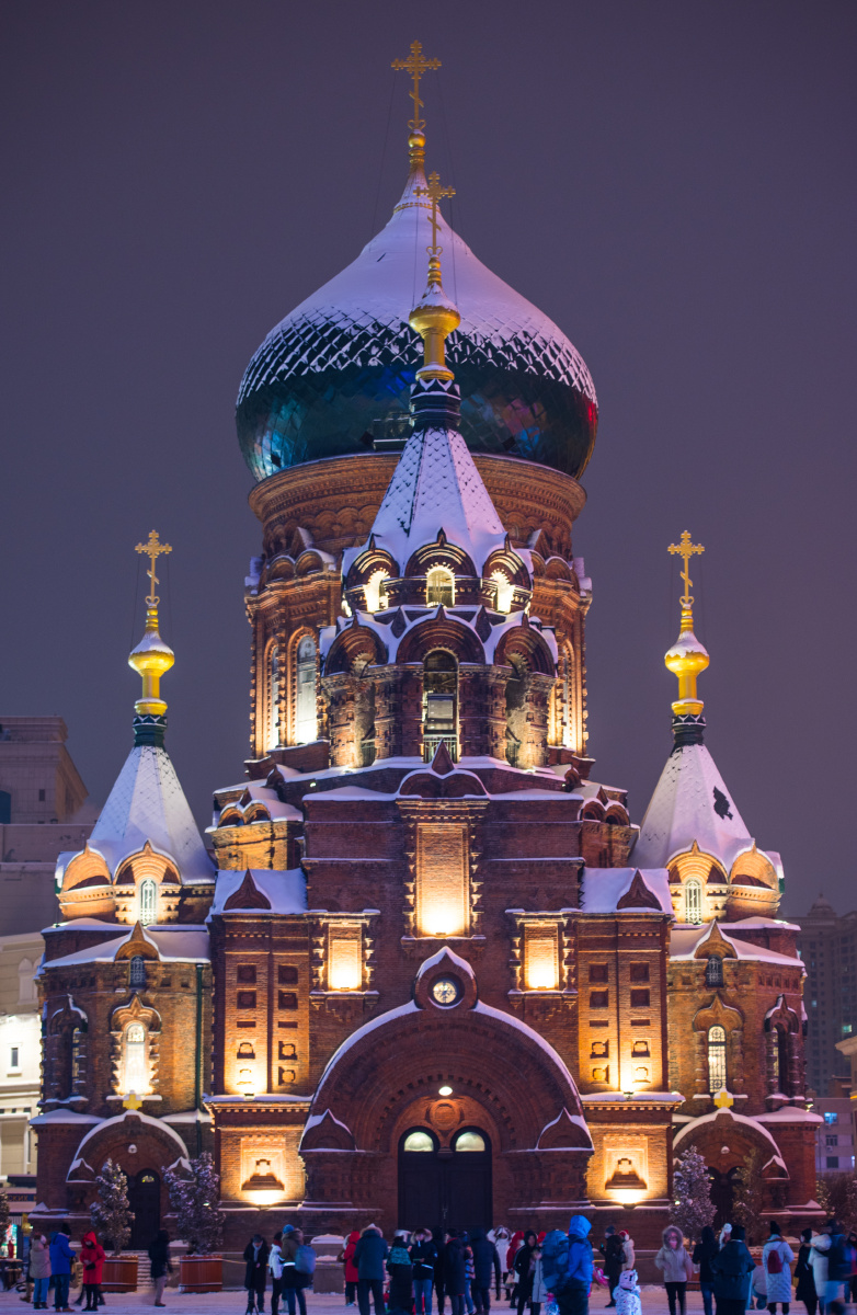 雪后的索菲亚大教堂