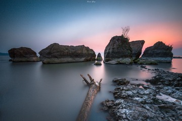 巢湖日落