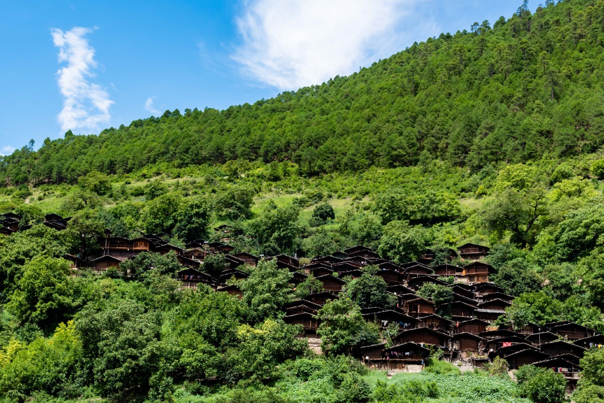 云南维西县傈僳族同乐村!