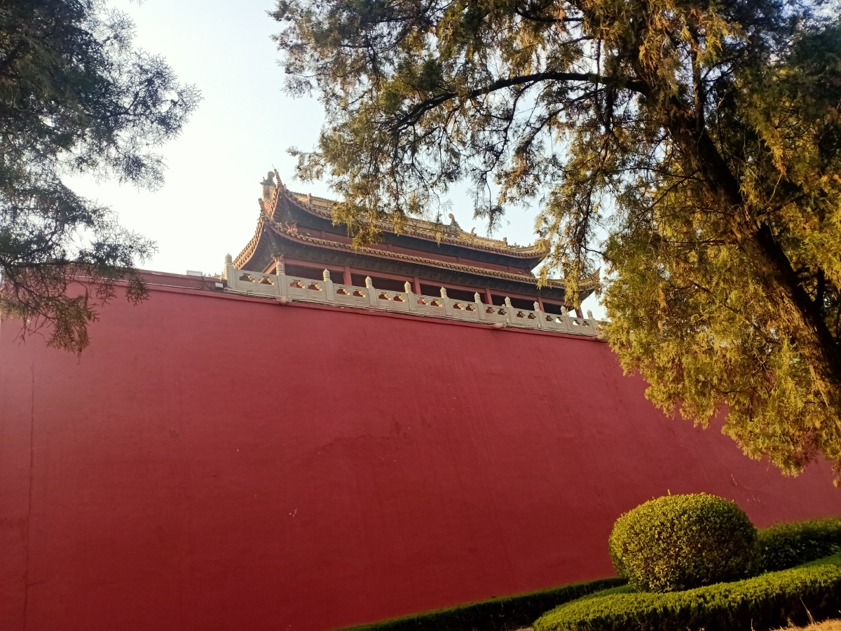 宫墙宫殿古建筑城墙