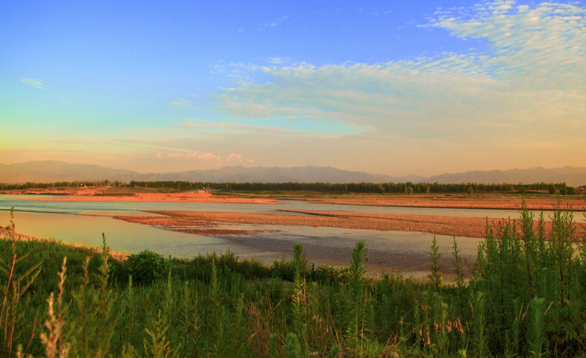 渭水河畔 - 大漠风影 - 图虫