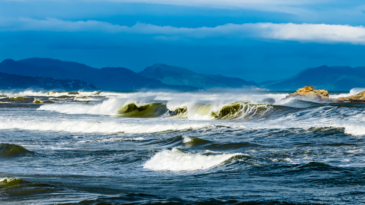 怒海狂涛,冬季拍海