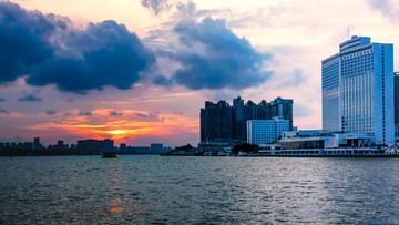 洲头咀晚霞