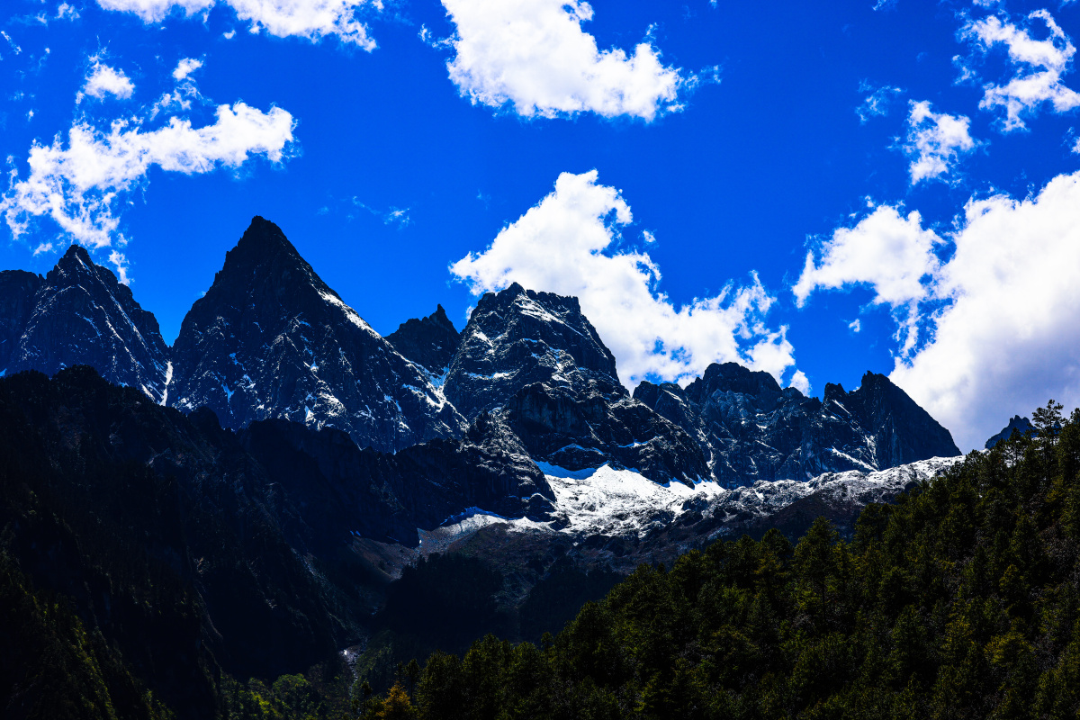 巴拉格宗格宗神山组图一