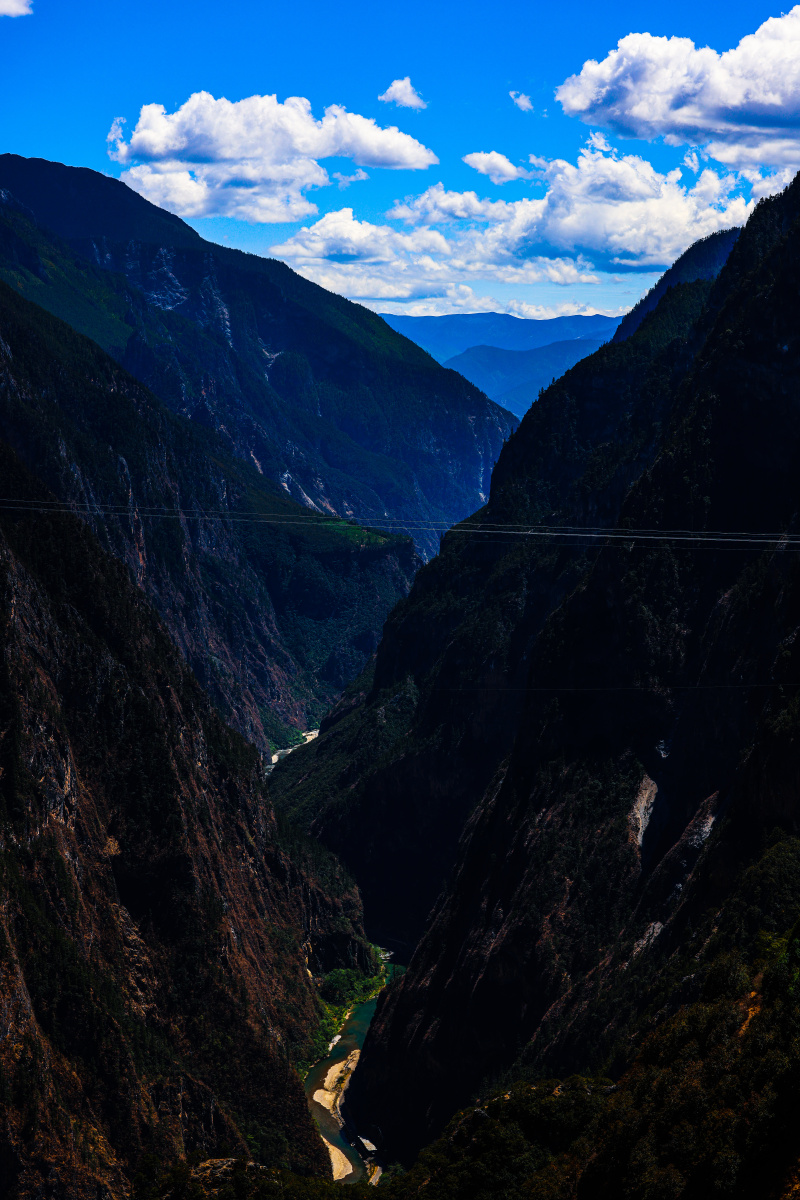 巴拉格宗俯瞰香格里拉大峡谷