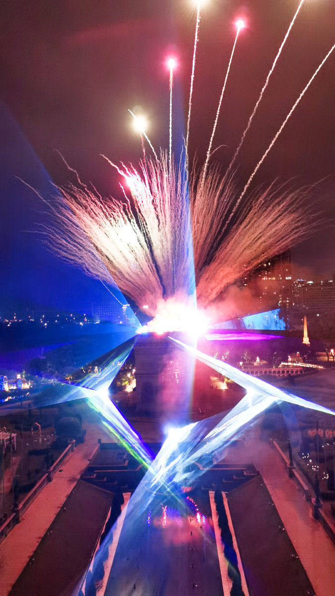 烟花激光秀