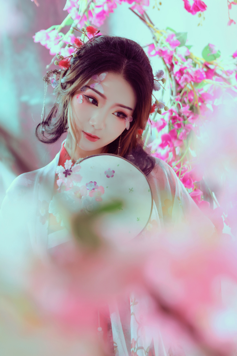 春风似相识想回到那个古典的江南香桥花径薄衫画伞少女江南