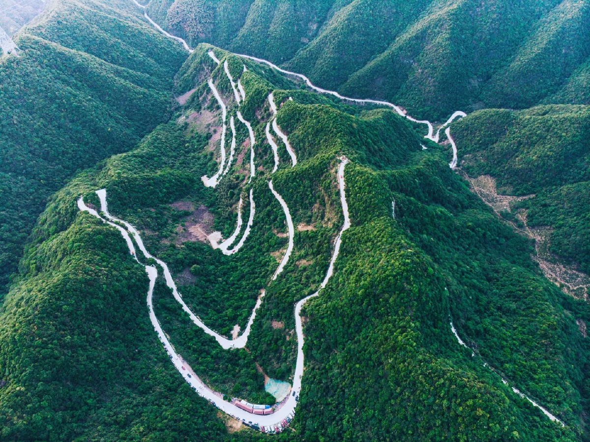 皖南川藏线桃岭公路