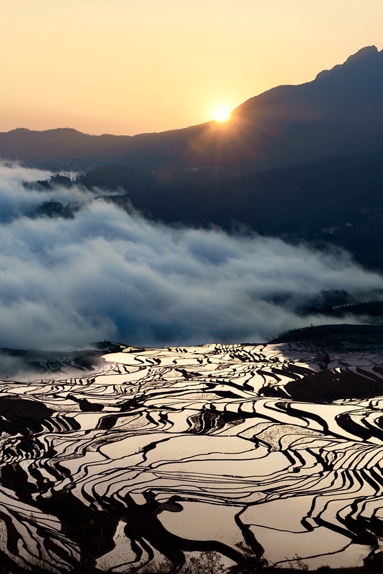 元阳梯田日出