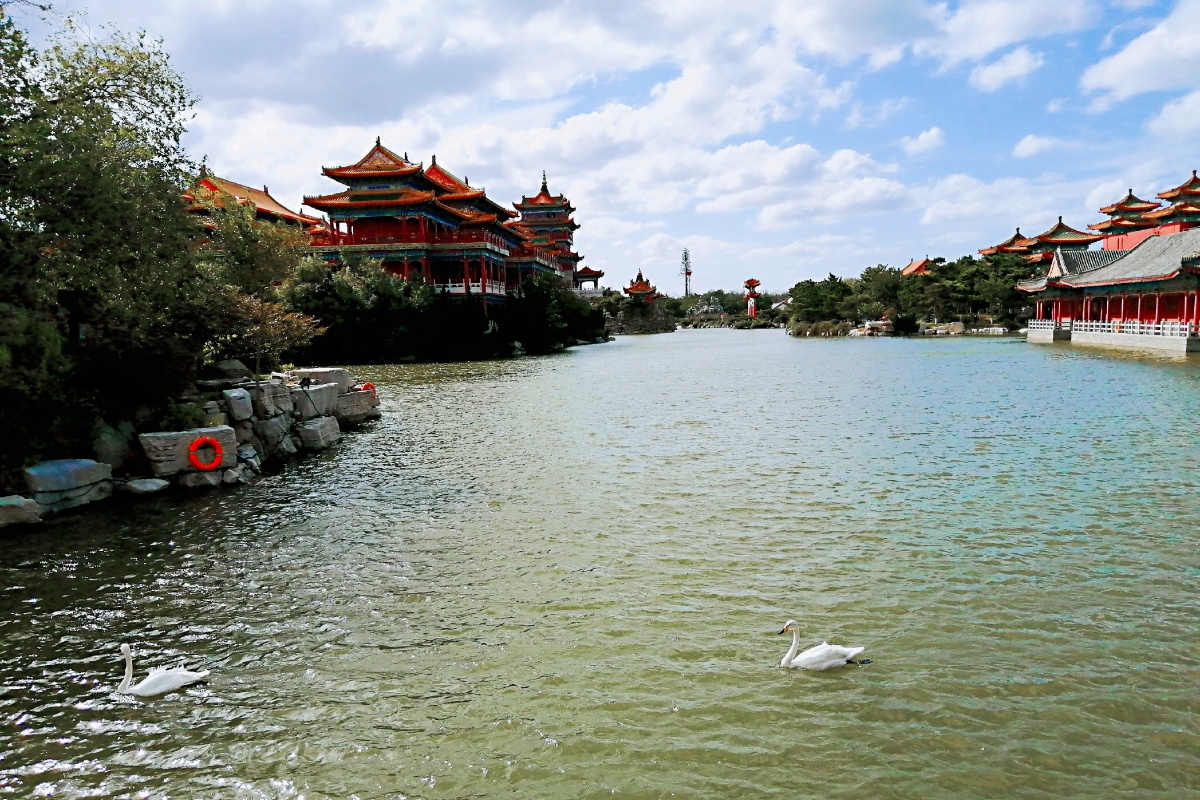 蓬莱仙境三仙山建筑与风景22