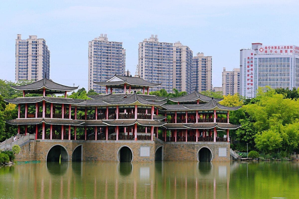 狮山公园风景图图片