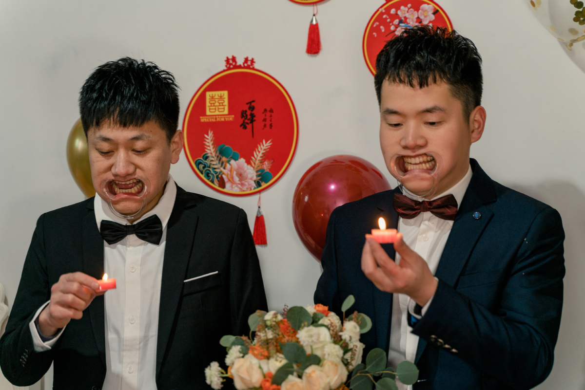 这是一对来自成都大邑的新人结婚当天到处都洋溢着幸福的味道在新人的