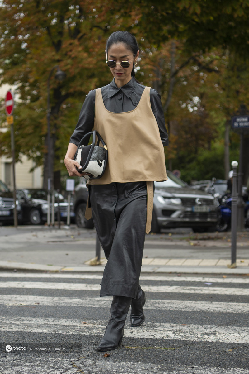 巴黎2020春夏时装周潮人街拍3