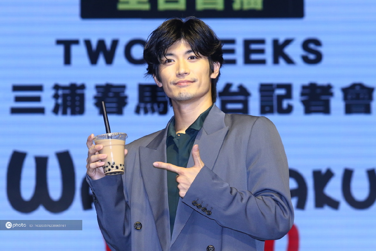 独家日本艺人三浦春马来台宣传新戏笑容甜过奶茶糖