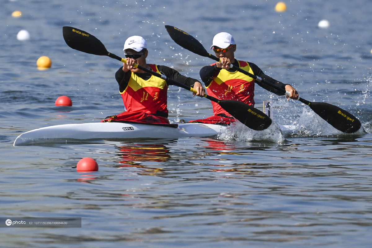 2020全国皮划艇锦标赛500米男子双人皮艇决赛b