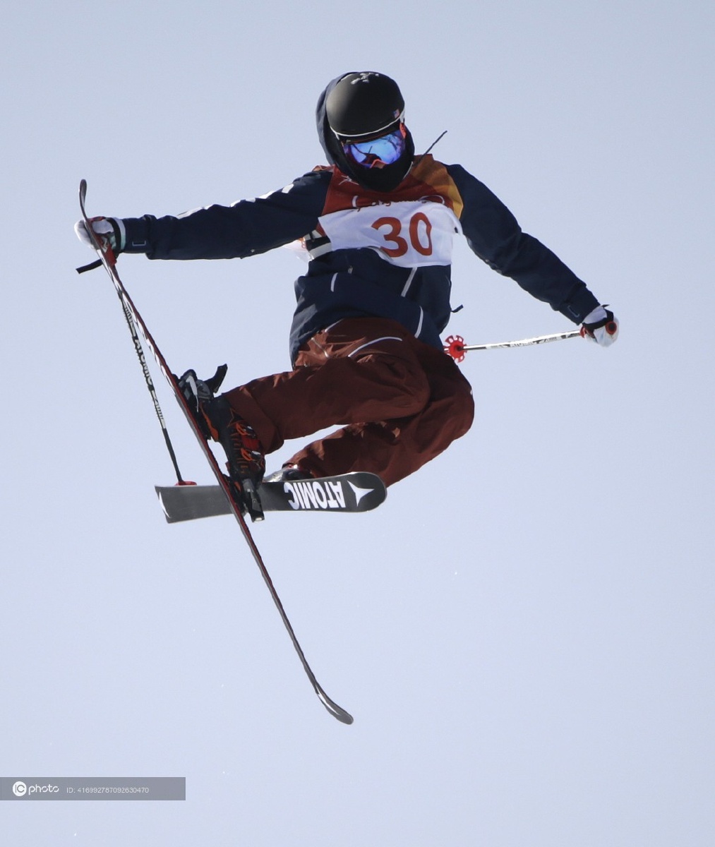 2018平昌冬奥会自由式滑雪男子坡面障碍技巧资格赛美国传奇名将加斯
