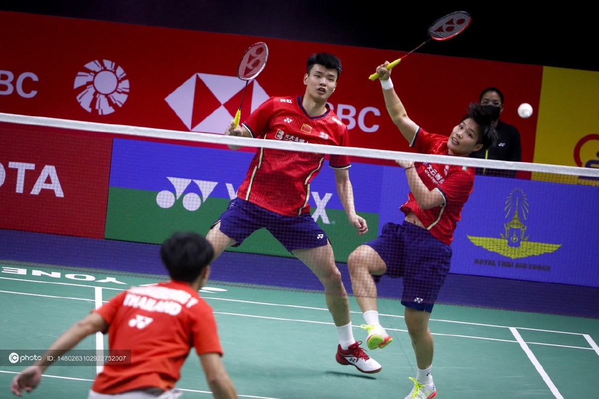 2022年泰国羽毛球公开赛混双116决赛王懿律黄东萍20维查亚蓬瑞泰差诺