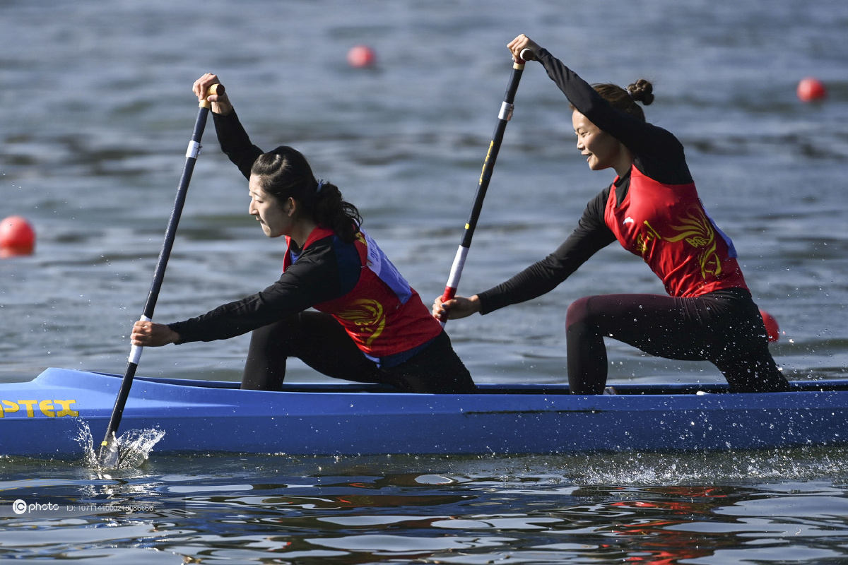 2020全国皮划艇锦标赛500米女子双人划艇决赛b