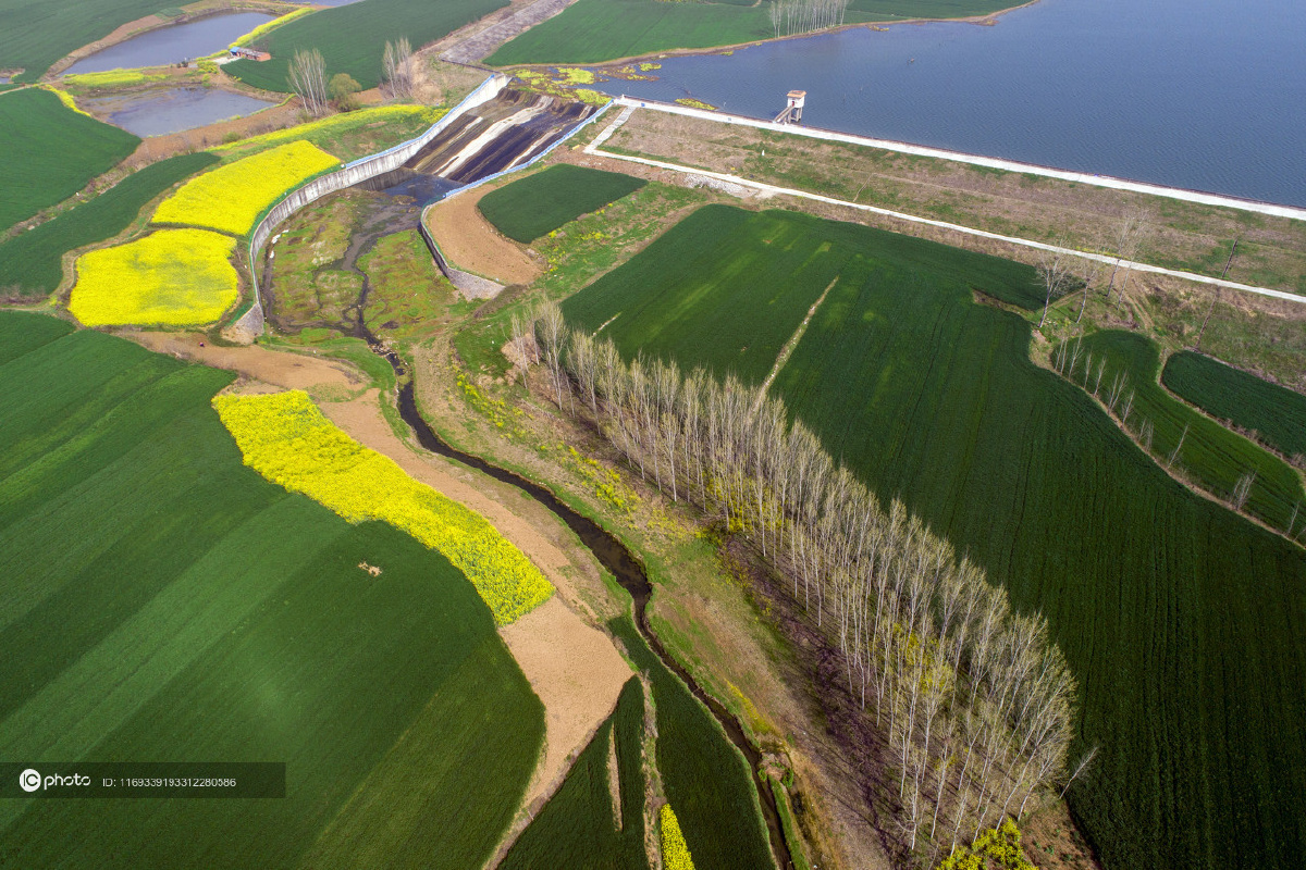 湖北襄阳黄集镇大地如歌田野如画