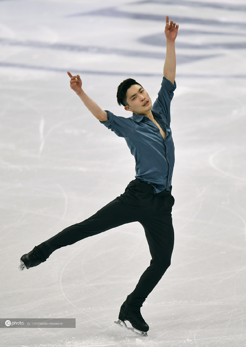 2021花滑世锦赛男单自由滑闫涵出战