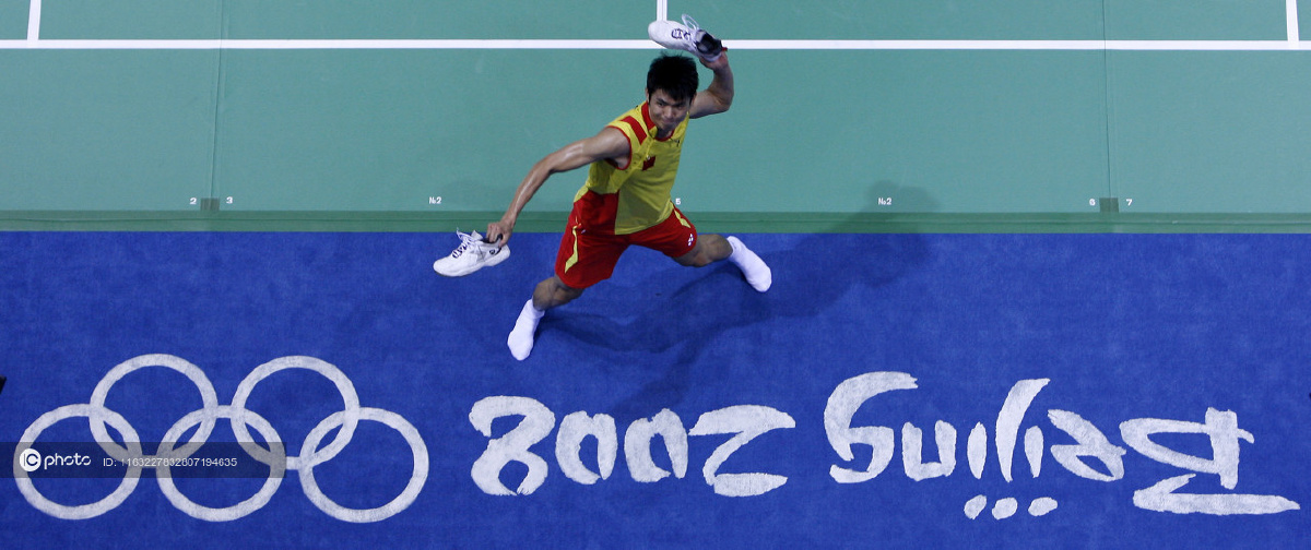 2008年北京奥运会羽毛球男单决赛:林丹 2-0 李宗伟 - IC_photo