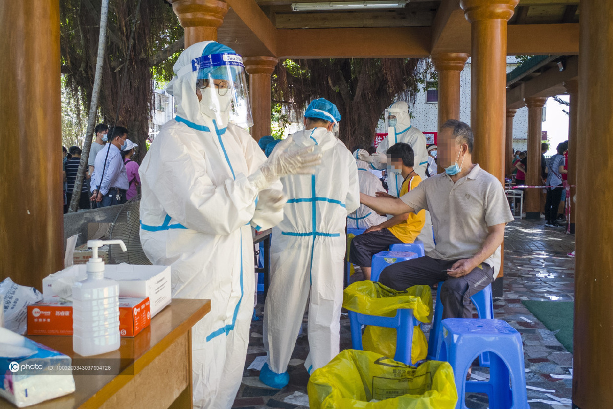 深圳罗湖区水贝ibc大厦周边片区居民全面开展核酸检测大排查