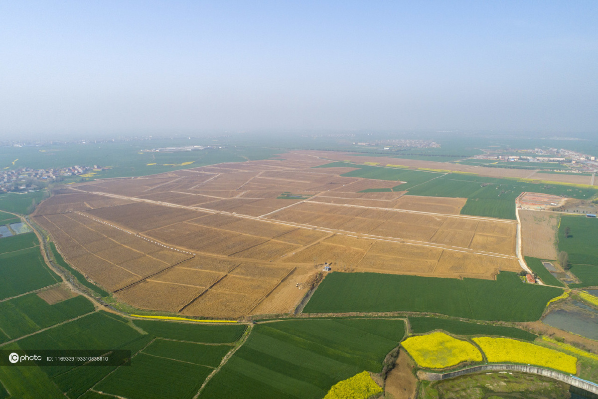 湖北襄阳黄集镇大地如歌田野如画