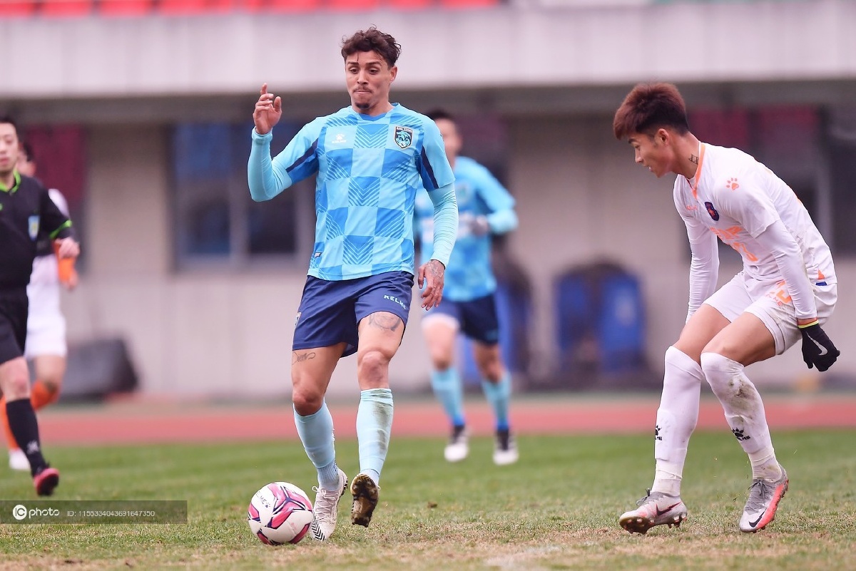 2021足球热身赛南通支云00青岛海牛