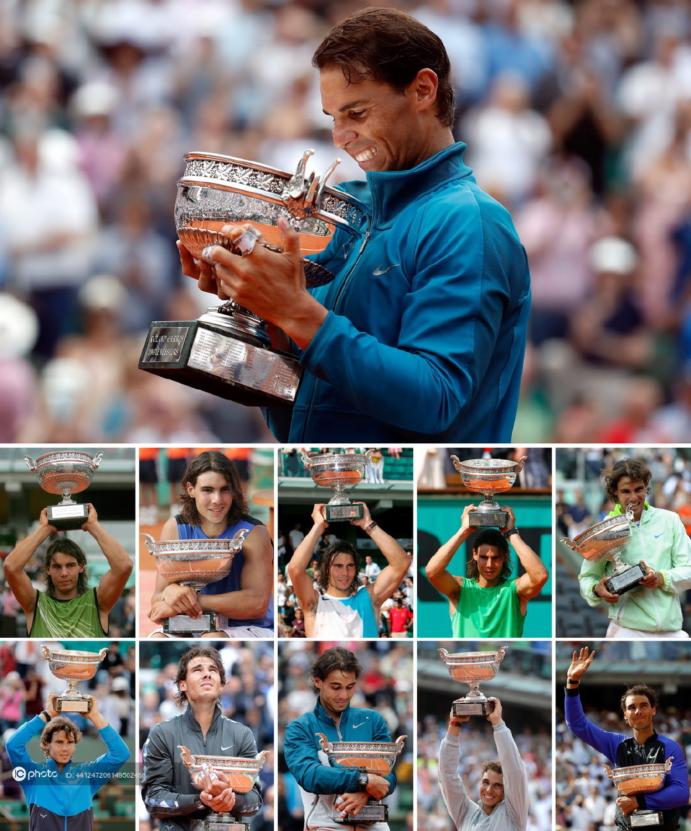 红土之王当之无愧纳达尔获生涯第11座法网冠军奖杯