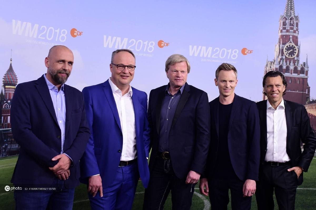 德国电视一台二台联合预热世界杯卡恩希策尔斯佩格现身助阵