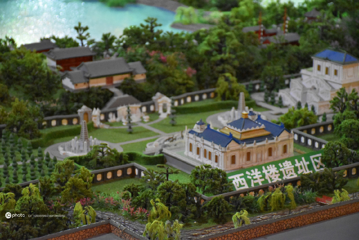独家打卡北京圆明园盛时全景模型展领略鼎盛时期的万园之园