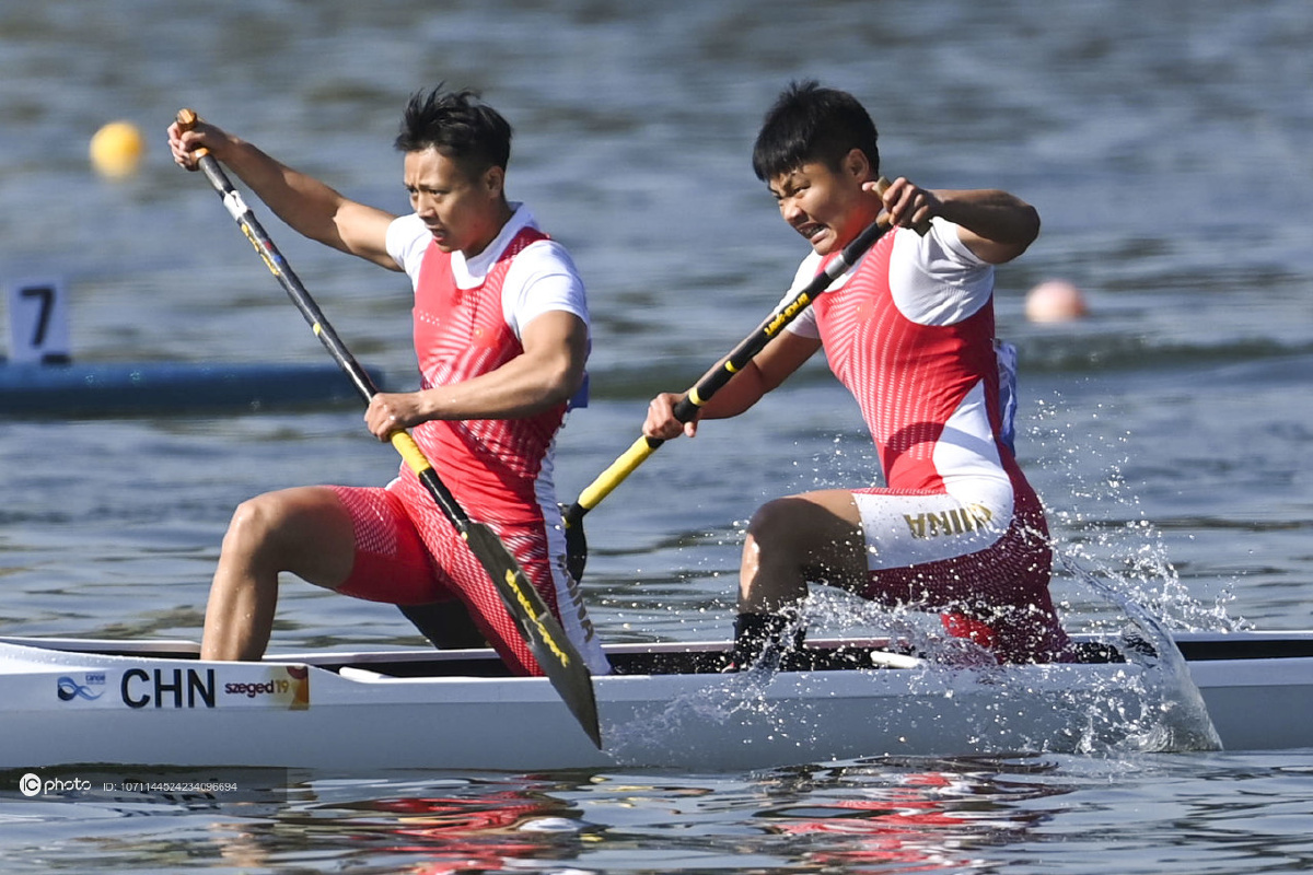 2020全国皮划艇锦标赛500米女子双人划艇决赛a