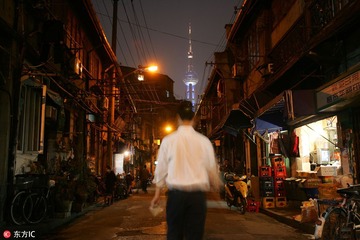 2006年，东方明珠下的上海。